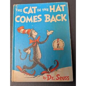 The Cat In The Hat Comes Back By Dr Suess 1958 FIRST EDITION HARDCOVER BOOK USA